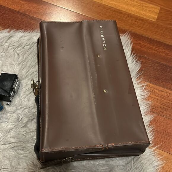 Polaroid vintage 1967 camera with case, cold clip, flash bulbs and photo paper - Picture 6 of 8